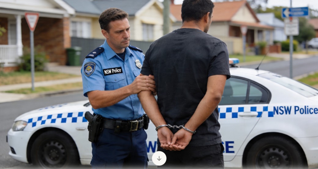 NSW Police Handcuff